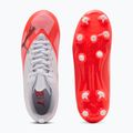 Încălțăminte de fotbal pentru copii Puma Ultra 7 Play FG/AG Jr Ultra Red/Puma Black/Puma White 5