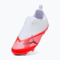 Încălțăminte de fotbal pentru copii Puma Ultra 7 Play LL FG/AG Jr Ultra Red/Puma Black/Puma White 4