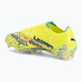 Încățăminte de fotbal PUMA Ultra Nitro 7 Ultimate Advanced Level FG puma white/blue glimmer/pink glimmer/yellow alert 3