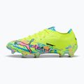 Încățăminte de fotbal PUMA Ultra Nitro 7 Ultimate Advanced Level FG puma white/blue glimmer/pink glimmer/yellow alert