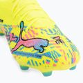 Încățăminte de fotbal PUMA Ultra Nitro 7 Match Advanced Level FG/AG puma white/blue glimmer/pink glimmer/yellow alert 7