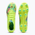 Încățăminte de fotbal PUMA Ultra Nitro 7 Match Advanced Level FG/AG puma white/blue glimmer/pink glimmer/yellow alert 3