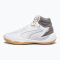 Pantofi de baschet pentru bărbați PUMA Playmaker Pro Mid Trofee cenușă cenușie / fier turnat / aur Puma 7