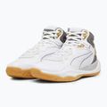 Pantofi de baschet pentru bărbați PUMA Playmaker Pro Mid Trofee cenușă cenușie / fier turnat / aur Puma 8