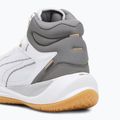 Pantofi de baschet pentru bărbați PUMA Playmaker Pro Mid Trofee cenușă cenușie / fier turnat / aur Puma 10