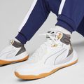Pantofi de baschet pentru bărbați PUMA Playmaker Pro Mid Trofee cenușă cenușie / fier turnat / aur Puma 13