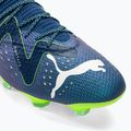 PUMA Ultimate FG/AG cizme de fotbal pentru bărbați albastru persan/alb/puma alb/pro verde 7