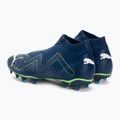 PUMA Future Match+ Ll FG/AG cizme de fotbal pentru bărbați albastru persan/alb/puma alb/pro verde 4