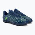 PUMA Future Play TT Jr ghete de fotbal pentru copii albastru persan/pro verde 4