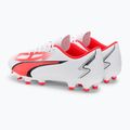 Cizme de fotbal pentru bărbați PUMA Ultra Play FG/AG puma alb/puma negru/fire orchid 3