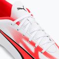 Cizme de fotbal pentru bărbați PUMA Ultra Play FG/AG puma alb/puma negru/fire orchid 8