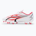 Cizme de fotbal pentru bărbați PUMA Ultra Play FG/AG puma alb/puma negru/fire orchid 10