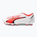 Cizme de fotbal pentru bărbați PUMA Ultra Play FG/AG puma alb/puma negru/fire orchid 11