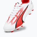 Cizme de fotbal pentru bărbați PUMA Ultra Play FG/AG puma alb/puma negru/fire orchid 14