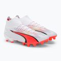 Cizme de fotbal pentru bărbați PUMA Ultra Pro FG/AG puma alb/puma negru/fire orchid 4