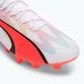 Cizme de fotbal pentru bărbați PUMA Ultra Pro FG/AG puma alb/puma negru/fire orchid 7