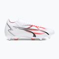 Cizme de fotbal PUMA Ultra Match MXSG pentru bărbați puma alb/puma negru/fire orchid 12