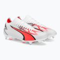 Cizme de fotbal PUMA Ultra Match MXSG pentru bărbați puma alb/puma negru/fire orchid 4