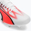 Cizme de fotbal PUMA Ultra Match MXSG pentru bărbați puma alb/puma negru/fire orchid 7