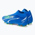 PUMA ghete de fotbal pentru bărbați Ultra Match+ Ll FG/AG ultra blue/puma white/pro green 3