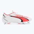 Cizme de fotbal PUMA Ultra Play MXSG pentru bărbați puma alb/puma negru/fire orchid 2