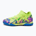 PUMA Future Match Energy TT + Mid Jr ghete de fotbal pentru copii ultra albastru/alert galben/roz luminos 11