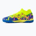 PUMA Future Match Energy TT ghete de fotbal pentru bărbați ultra albastru/alerta galbenă/roz luminos 10