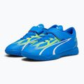 PUMA Ultra Play IT V Jr ghete de fotbal pentru copii ultra blue/puma white/pro green 8