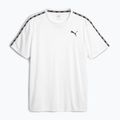 Tricou de antrenament pentru bărbați PUMA Essentials Taped puma alb