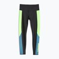 Jambiere de antrenament pentru femei PUMA Fit Eversculpt Color Block Hw 7/8 puma negru/verde viteză 3