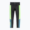 Jambiere de antrenament pentru femei PUMA Fit Eversculpt Color Block Hw 7/8 puma negru/verde viteză 4