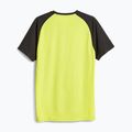 Tricou de antrenament pentru bărbați PUMA Fit Triblend Ultrabreathe puma negru/galben burst 2