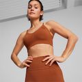 Sutien de fitness PUMA Move Shapeluxe Seamless teak fără cusături 3