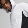 Bluză de antrenament pentru bărbați PUMA Fit Double Knit FZ Hoodie silver mist 5