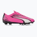 Încălțăminte de fotbal PUMA Ultra Ultimate FG/AG poison pink/puma white/puma black 2