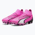 Încălțăminte de fotbal PUMA Ultra Pro FG/AG poison pink/puma white/puma black 10