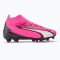 Încălțăminte de fotbal pentru copii PUMA Ultra Pro FG/AG Jr poison pink/puma white/puma black 2