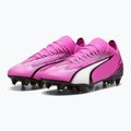 Încălțăminte de fotbal PUMA Ultra Match MxSG poison pink/puma white/puma black 10