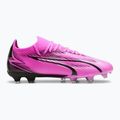 Încălțăminte de fotbal PUMA Ultra Match FG/AG poison pink/puma white/puma black 9