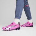 Încălțăminte de fotbal PUMA Ultra Match FG/AG poison pink/puma white/puma black 14