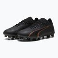 Încălțăminte de fotbal PUMA Ultra Match FG/AG puma black/copper rose 10
