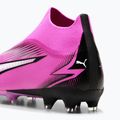 Încălțăminte de fotbal PUMA Ultra Match + LL FG/AG poison pink/puma white/puma black 13