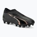 Încălțăminte de fotbal pentru copii PUMA Ultra Match LL FG/AG Jr puma black/copper rose