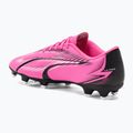 Încălțăminte de fotbal PUMA Ultra Play FG/AG poison pink/puma white/puma black 3