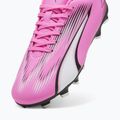 Încălțăminte de fotbal pentru copii PUMA Ultra Play FG/AG Jr poison pink/puma white/puma black 12