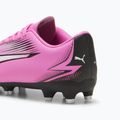 Încălțăminte de fotbal pentru copii PUMA Ultra Play FG/AG Jr poison pink/puma white/puma black 13