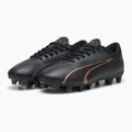 Încălțăminte de fotbal pentru copii PUMA Ultra Play FG/AG Jr puma black/copper rose 10