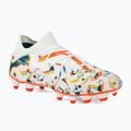 Încălțăminte de fotbal PUMA Future 7 Match Creativity FG/AG white/oceantropic/turquoisesurf/hotheat/sunstream