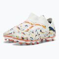 Încălțăminte de fotbal PUMA Future 7 Match Creativity FG/AG white/oceantropic/turquoisesurf/hotheat/sunstream 10