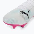 Încălțăminte de fotbal PUMA Future 7 Play MxSG puma white/puma black/poison pink 7